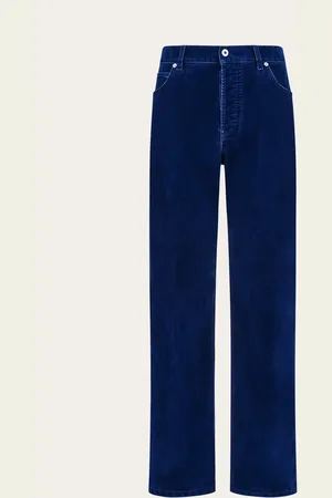 Salvatore Ferragamo Pantalones 5 bolsillos Azul