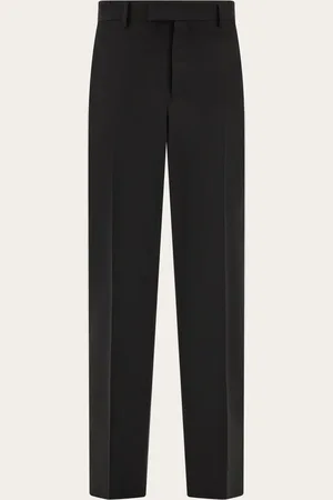 Salvatore Ferragamo Pantalones de sastrería Negro