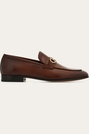 Salvatore Ferragamo Mocasines adorno Gancini Marrón Talla 39