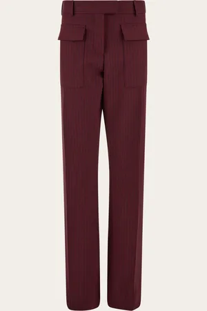Salvatore Ferragamo Pantalones cargo Rojo