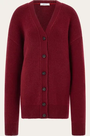 Salvatore Ferragamo Cárdigan oversize Rojo