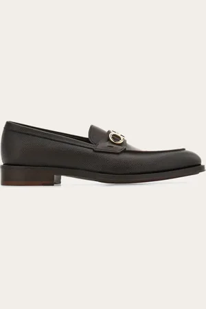 Salvatore Ferragamo Mocasines adorno Gancini Marrón Talla 40