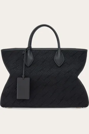 Salvatore Ferragamo Bolso tote star-shaped Monogram (L) Negro