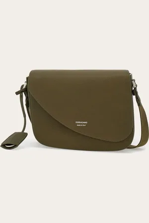Salvatore Ferragamo Bolso messenger Fiamma (S) Verde