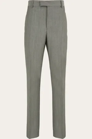 Salvatore Ferragamo Pantalones de sastrería Gris