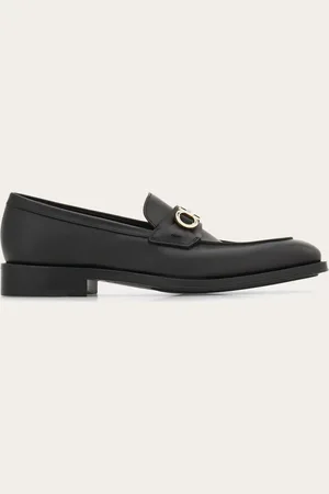 Salvatore Ferragamo Mocasines adorno Gancini Negro Talla 40