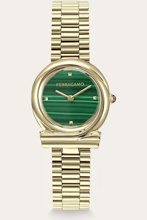 Salvatore Ferragamo Reloj Gancini Twisted Negro