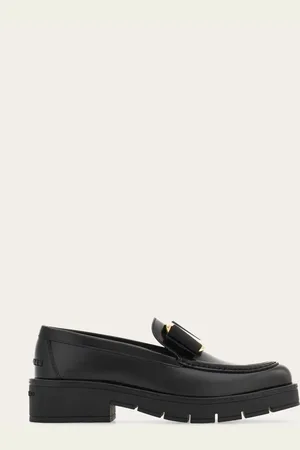 Salvatore Ferragamo Mocasines Vara Bow Negro Talla 35