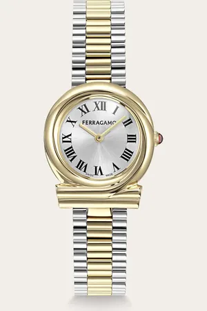 Salvatore Ferragamo Reloj Gancini Twisted Blanco