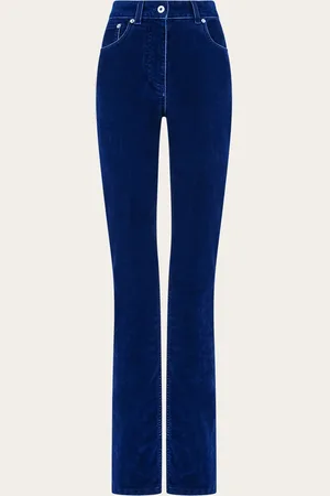 Salvatore Ferragamo Pantalones 5 bolsillos Azul