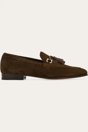 Salvatore Ferragamo Mocasines con borlas Marrón Talla 40.5