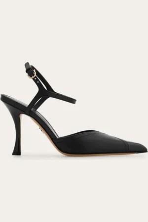Salvatore Ferragamo Zapatos de salón con intarsia Negro Talla 35.5