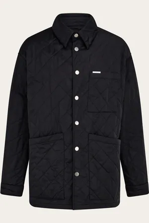 Salvatore Ferragamo Chaqueta acolchada Negro