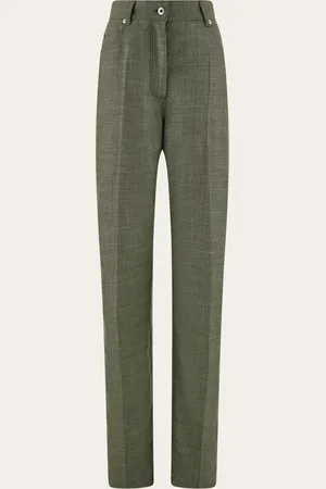 Salvatore Ferragamo Pantalones 5 bolsillos Verde
