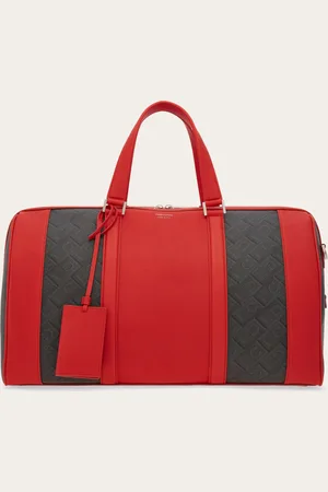 Salvatore Ferragamo Duffle bag bicolor Monogram Rojo