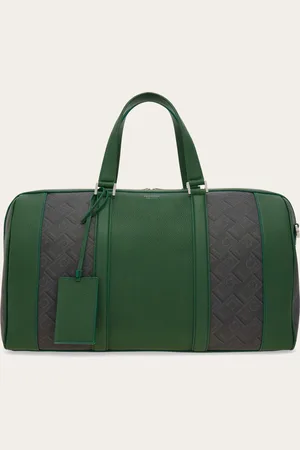 Salvatore Ferragamo Duffle bag bicolor Monogram Verde