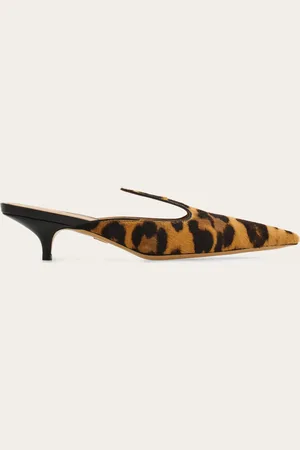 Salvatore Ferragamo Mule con detalle gráfico Talla 36.5