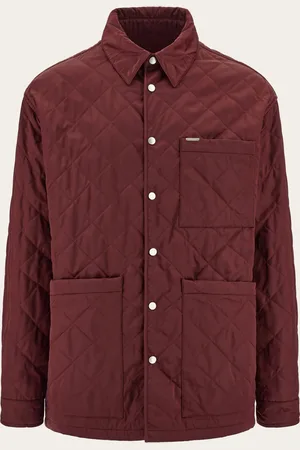 Salvatore Ferragamo Chaqueta acolchada Rojo