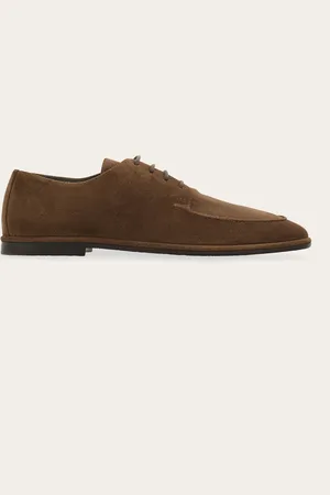 Salvatore Ferragamo Zapatos Derby Gris Talla 40.5