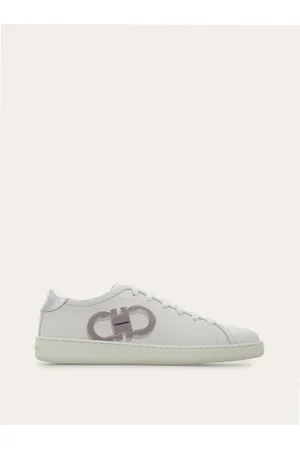 Salvatore Ferragamo Sneakers doble Gancini Blanco Talla 35.5