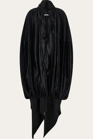 Salvatore Ferragamo Vestido de raso Negro