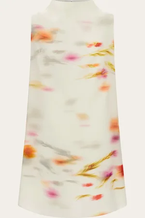 Salvatore Ferragamo Minivestido estampado Blossom