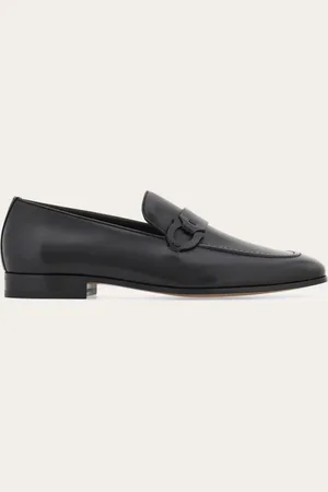 Salvatore Ferragamo Mocasines adorno Gancini Negro Talla 39
