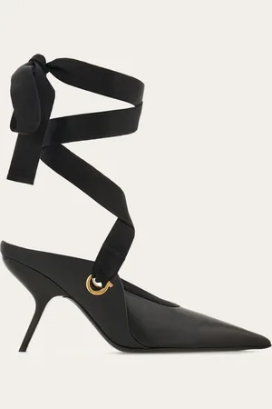 Salvatore Ferragamo Mules con cinta Negro Talla 36.5
