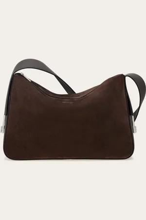 Salvatore Ferragamo Bolso messenger con hebillas Gancini (M) Marrón