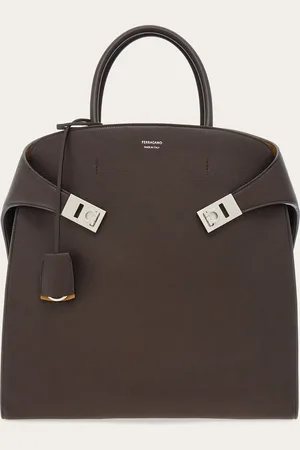 Salvatore Ferragamo Bolso tote Hug Marrón
