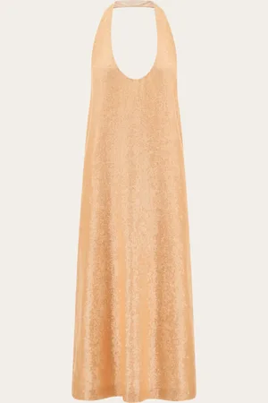 Salvatore Ferragamo Vestido con lentejuelas Rosa