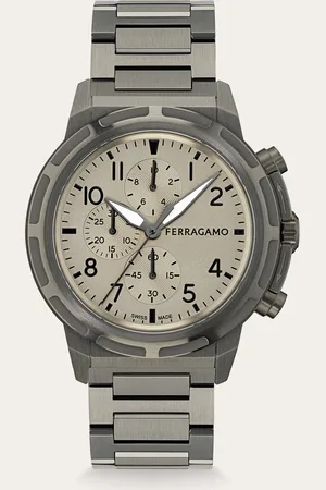 Salvatore Ferragamo Reloj Sport Chrono Plata