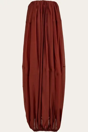 Salvatore Ferragamo Vestido bustier Rojo