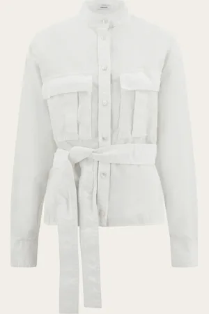 Salvatore Ferragamo Camisa sahariana Blanco