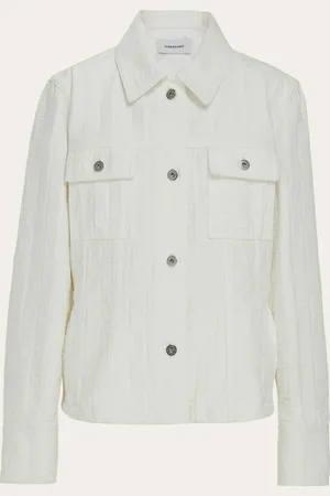 Salvatore Ferragamo Chaqueta trucker Blanco