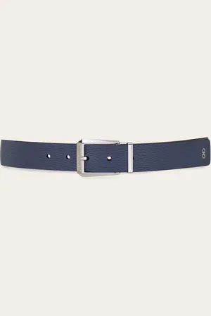 Salvatore Ferragamo Cinturón reversible y ajustable Azul
