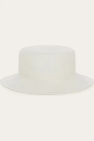 Salvatore Ferragamo Sombrero Monogram Blanco