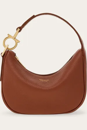 Salvatore Ferragamo Minibolso hobo North-South Marrón
