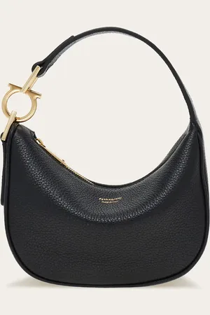 Salvatore Ferragamo Minibolso hobo North-South Negro