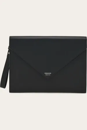 Salvatore Ferragamo Porta documentos Negro