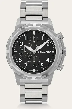 Salvatore Ferragamo Reloj Sport Chrono Plata
