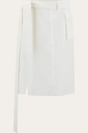 Salvatore Ferragamo Falda cruzada Blanco