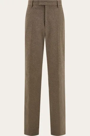 Salvatore Ferragamo Pantalones sin pinzas Marrón