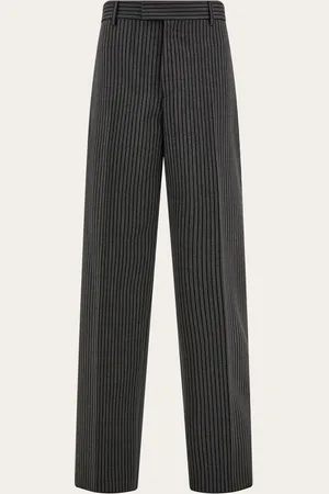 Salvatore Ferragamo Pantalones sin pinzas Negro