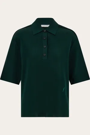 Salvatore Ferragamo Polo de punto Verde