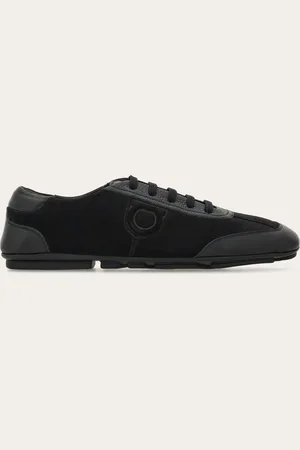 Salvatore Ferragamo Drivers con cordones Negro Talla 40.5