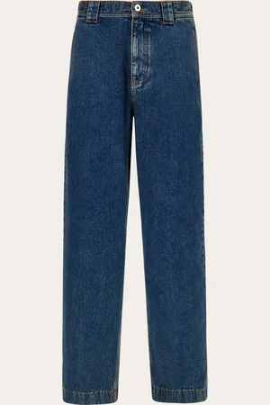 Salvatore Ferragamo Pantalones work Azul