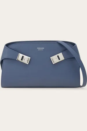 Salvatore Ferragamo Minibolso bandolera Hug Azul