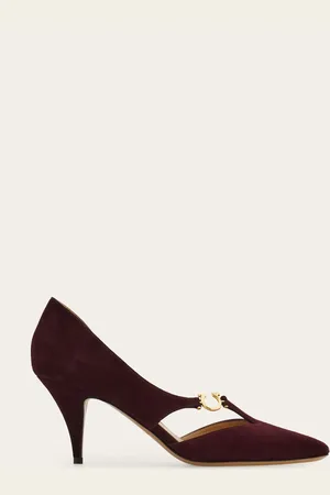 Salvatore Ferragamo Zapatos de salón detalle Gancini Rojo Talla 35