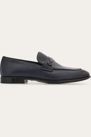 Salvatore Ferragamo Mocasines con adorno Gancini Azul Talla 40